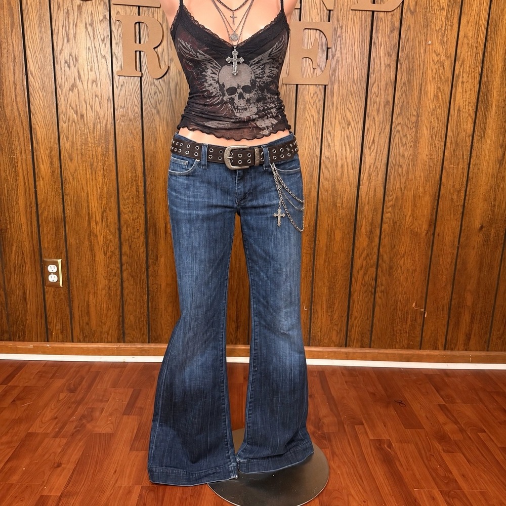 Blue Low Rise Flare Jeans Citizens of Humanity Women 27 Y2K Indie Sleaze Grunge